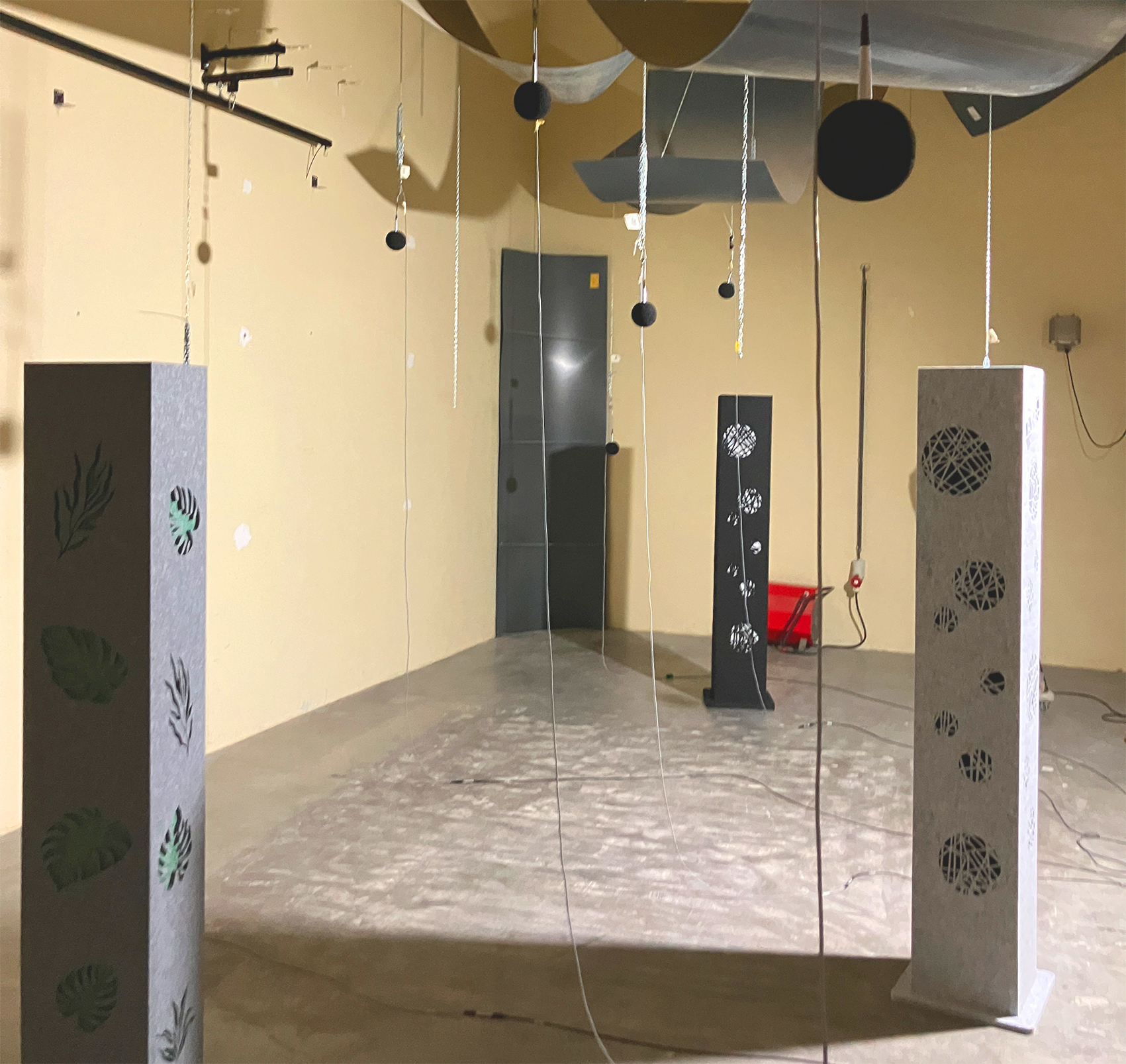 Akoestische totems getest in labo, bewezen werking